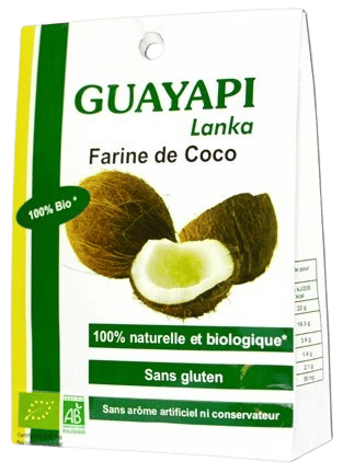 Farine de Coco Bio du Sri Lanka - Guayapi