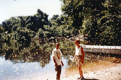 Shelley et Claudie en Amazonie_Papillons Biodiversifiés